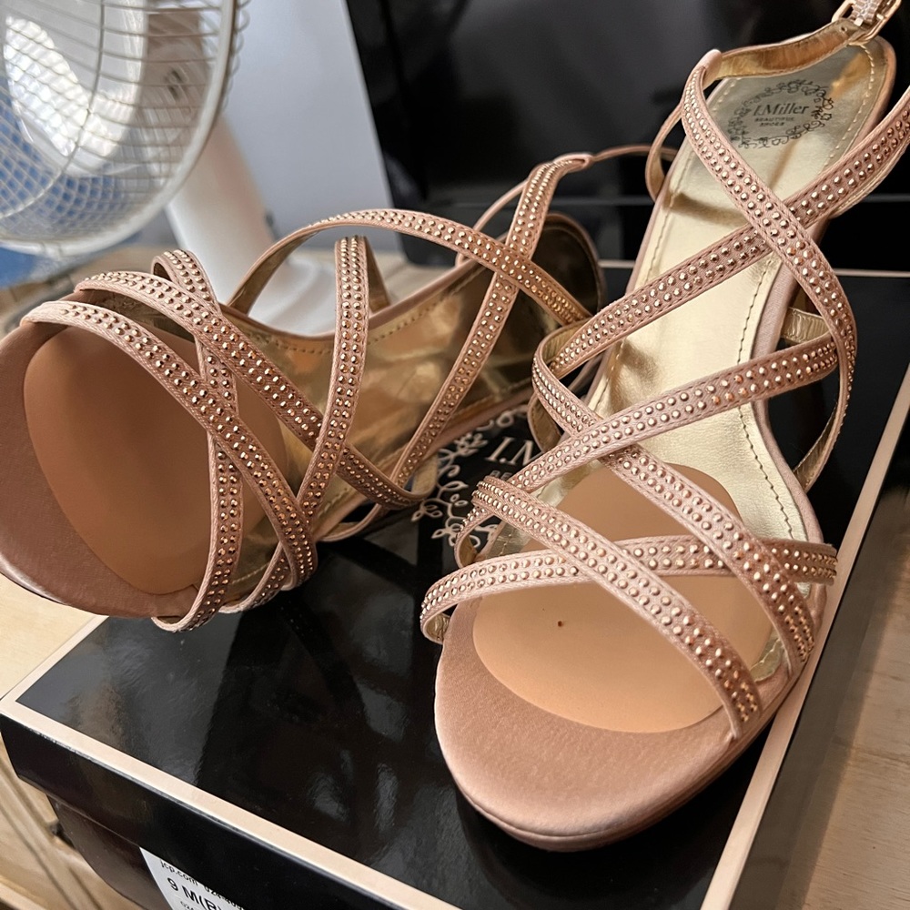 I. Miller Gold Sandals